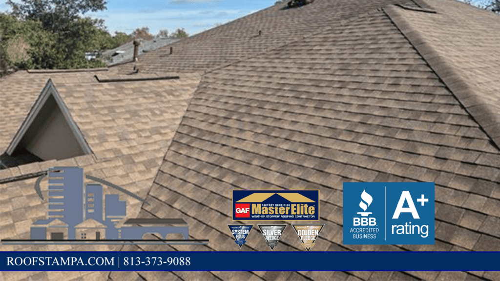 Architectural shingle roofing in Florida.